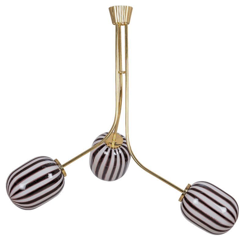 3 Module Bullseye Chandelier