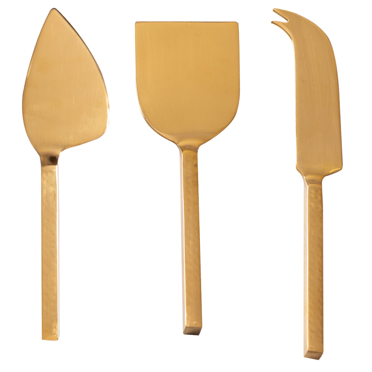 Nora Cheese Knives Gold - Set Of 3