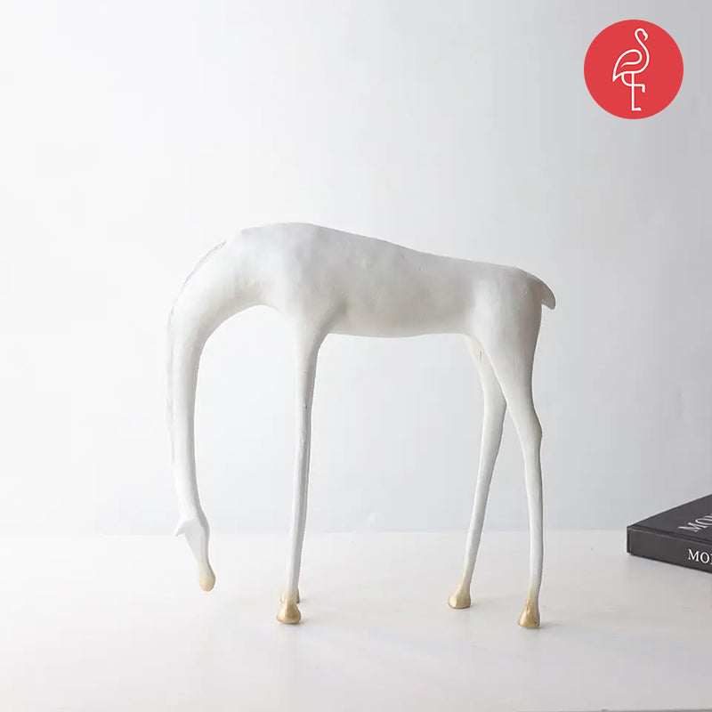 Rigo Metal Black & White Horse