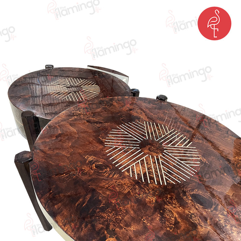 Atlantis Burnt Veneer Lux Table