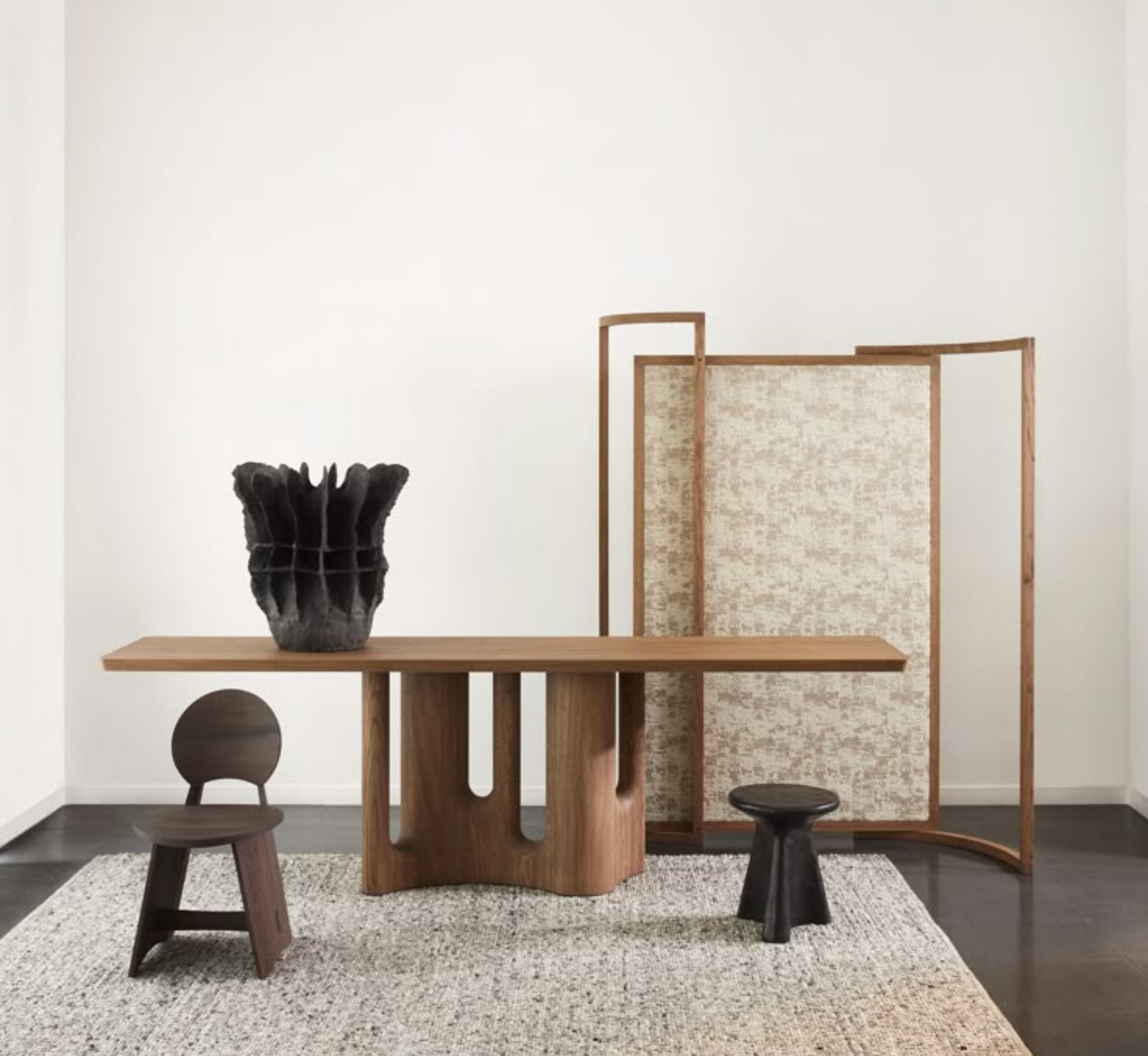 Ohm Wooden Dining Table Set