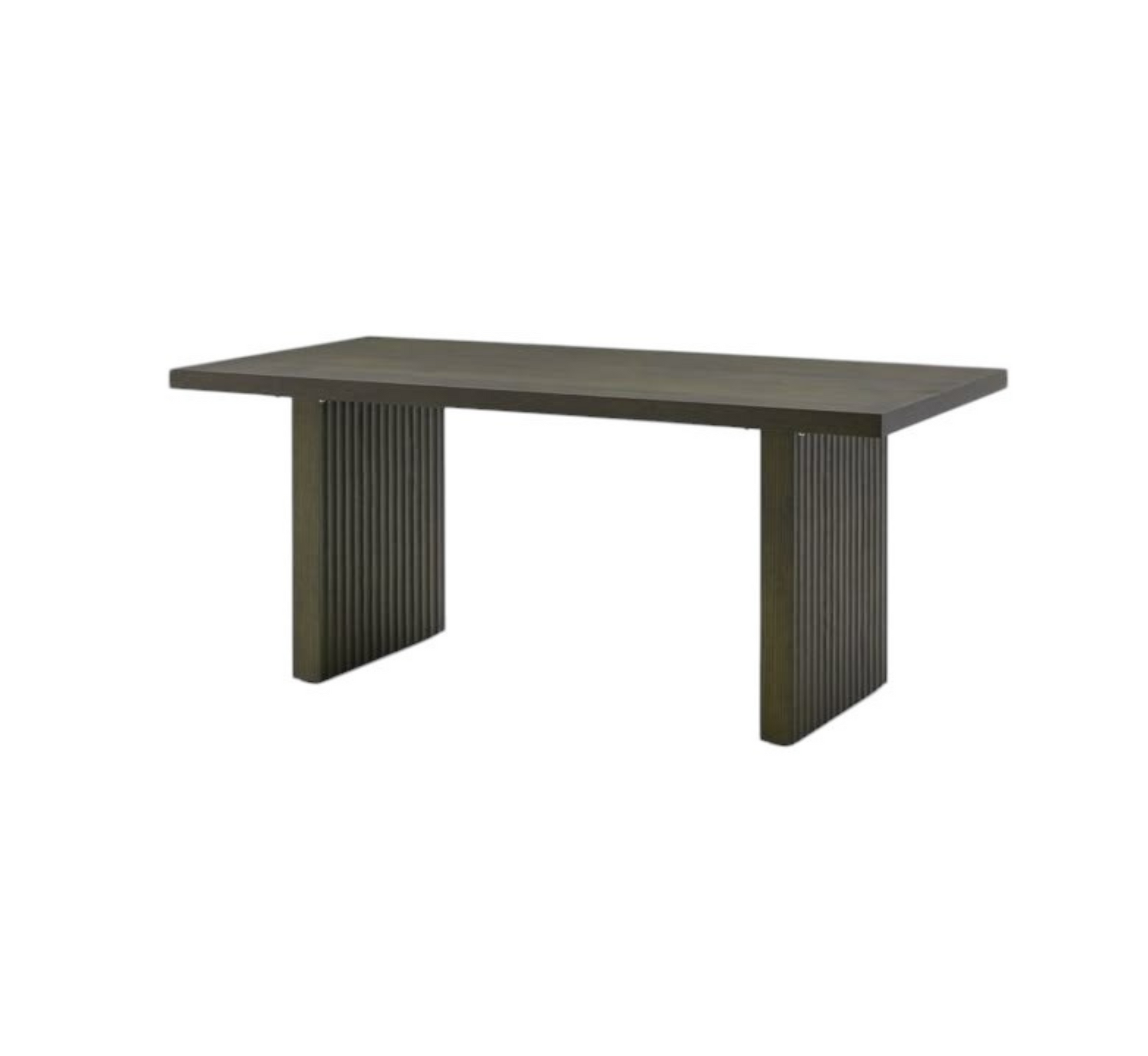 Flute Wooden Dining Table Set