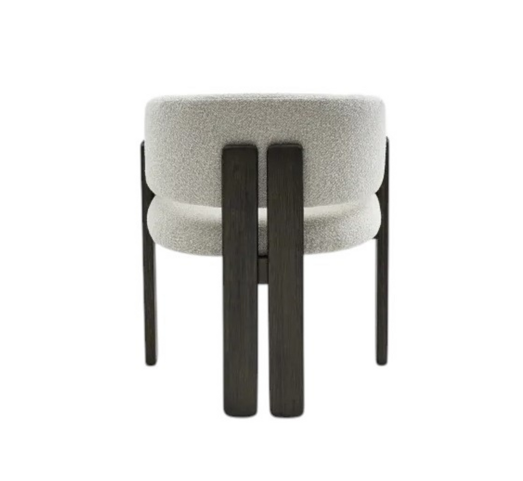 Flute Wooden Dining Table Set