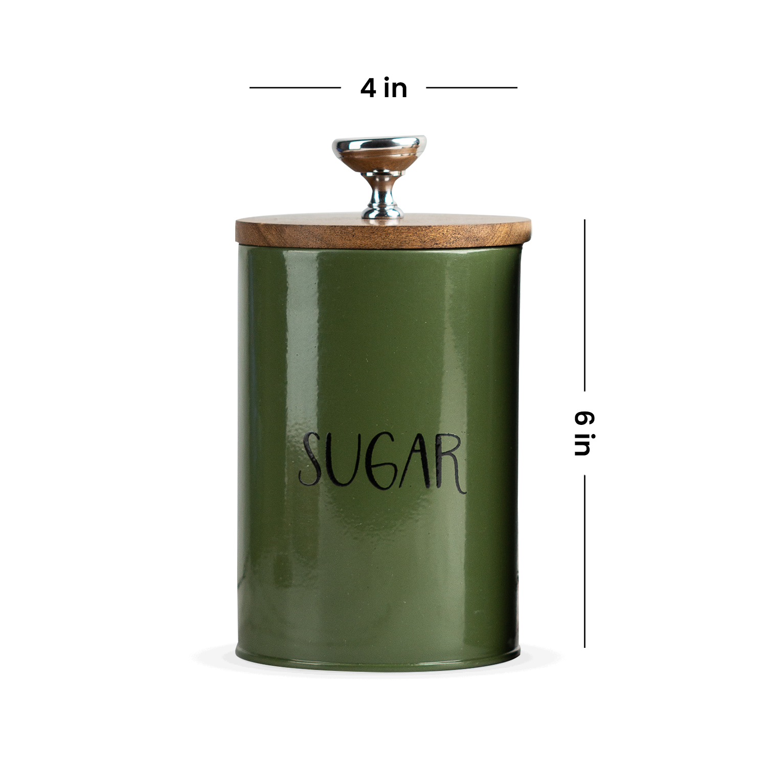 Cache Kitchen Canister Jars Olive - Set of 3