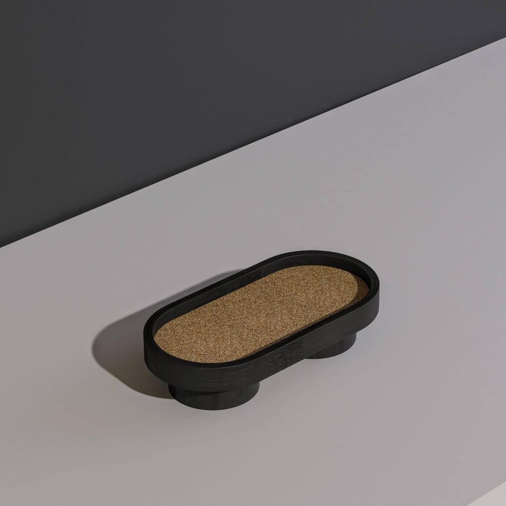 Podium Oval Tray S (Black)