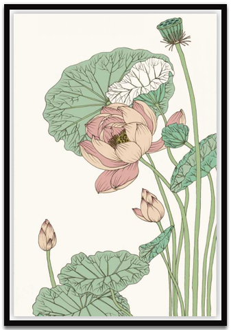 Botanical Gloriosa Lotus II