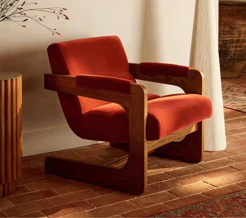 Mika Accent Chair in Wood