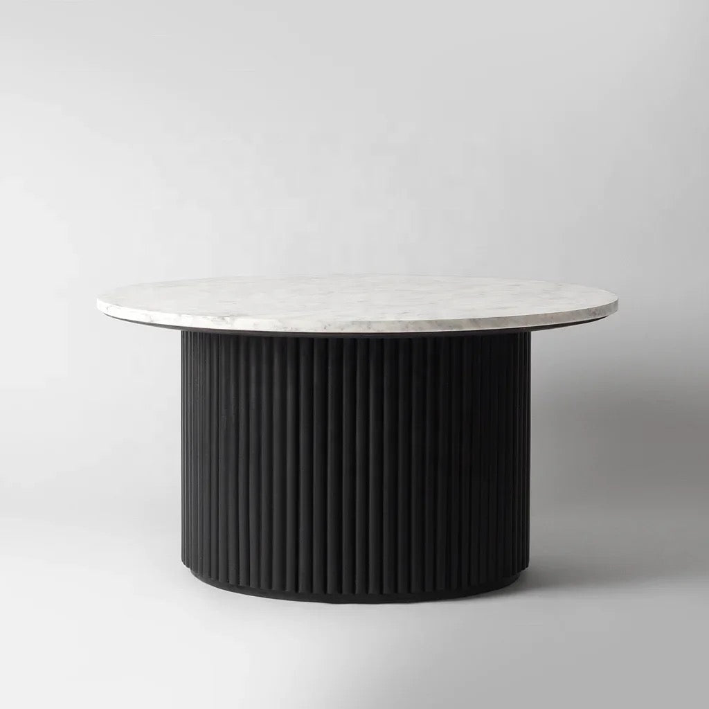 Marble Top Nesting Table Set