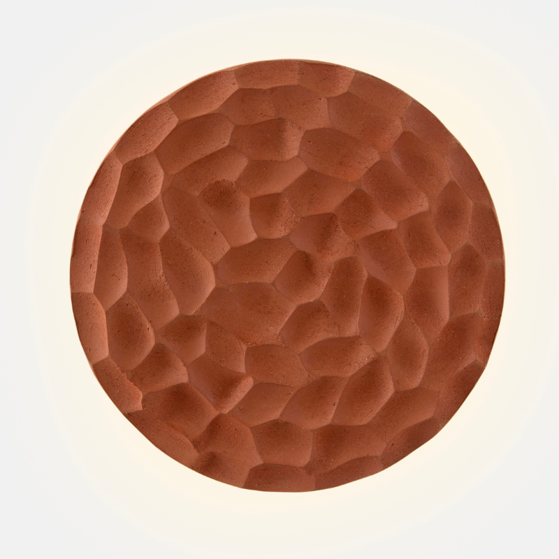 Clay Disc Wall Light