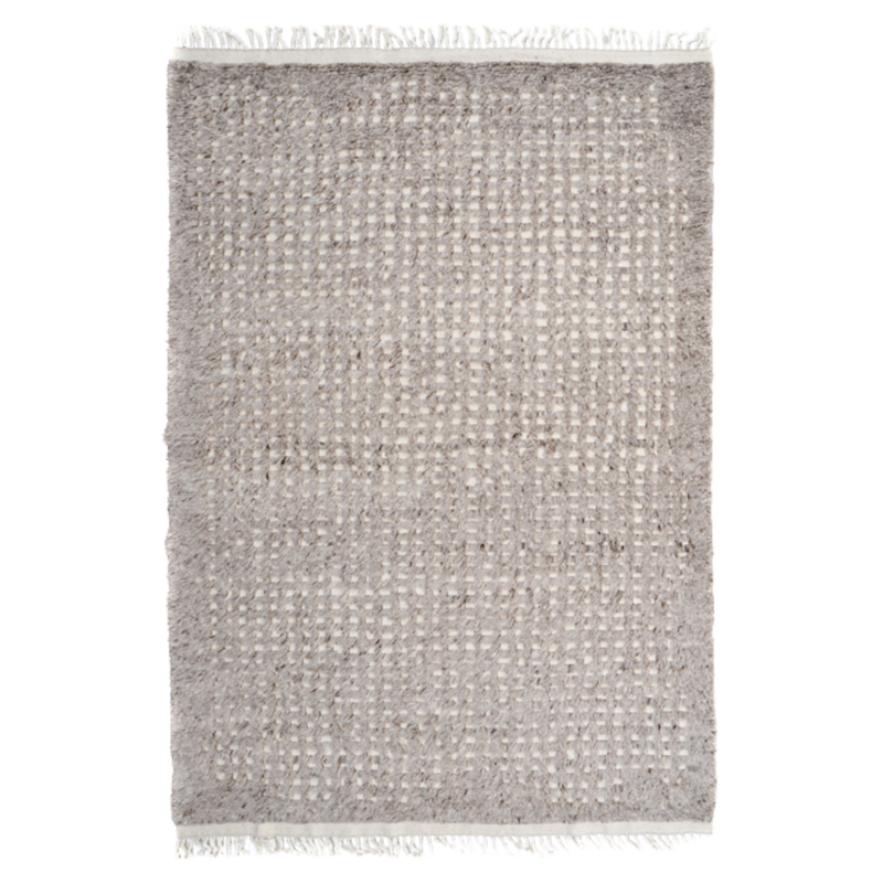 Fawn Hand-Knotted Wool Rug