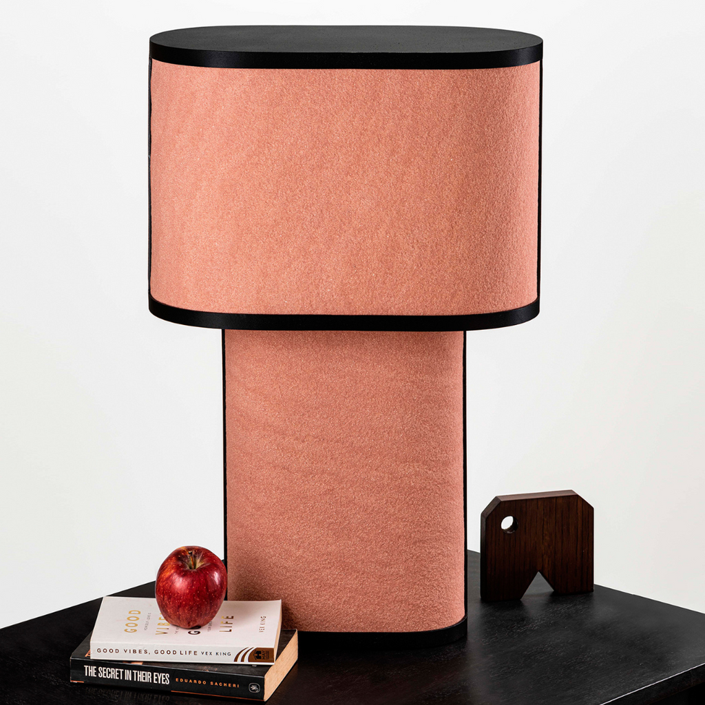 Niko Table Lamp - Red Sand Stone