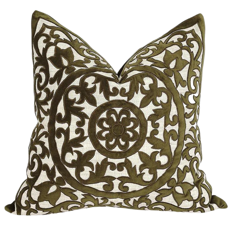 Moroccan Applique – Sage Green