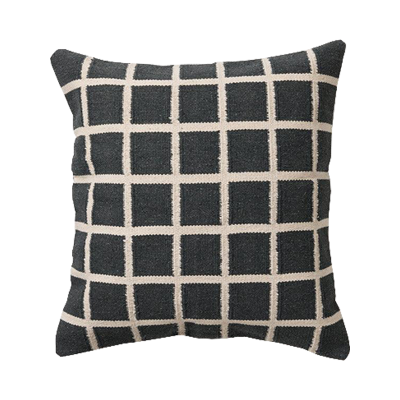 Cotton Handwoven Cushion Cover - Net