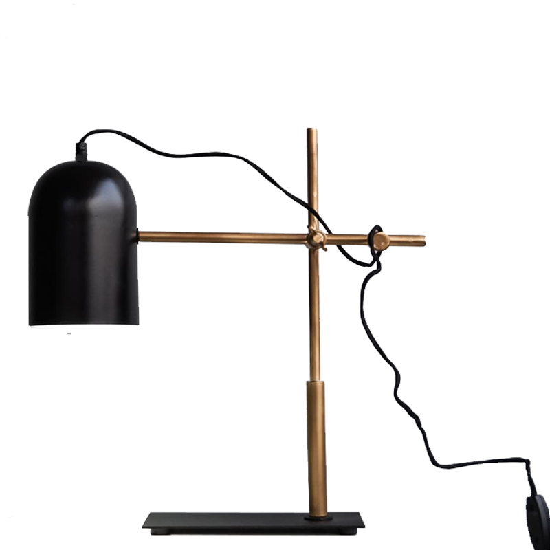 Architect Black-Gold Modern Office Desk Lamp