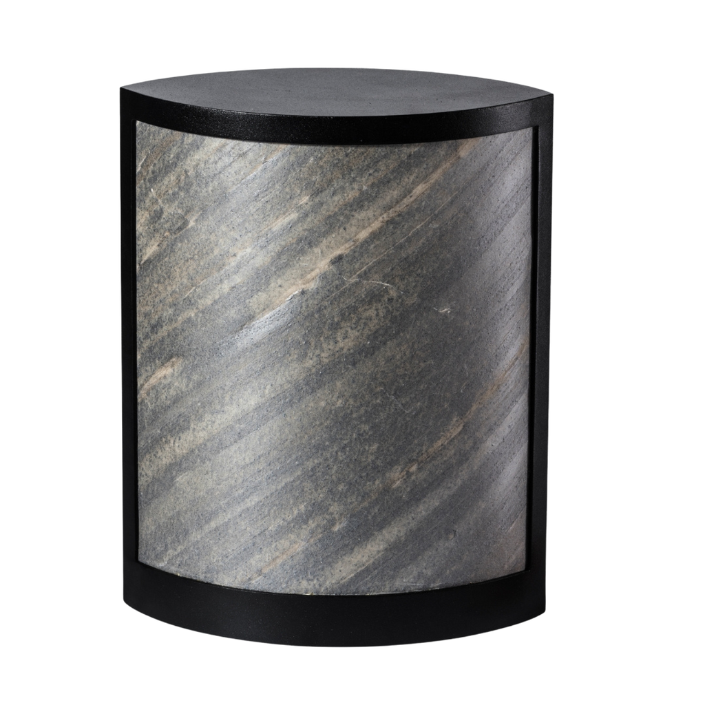 Iris Table Lamp - Ocean Black Stone