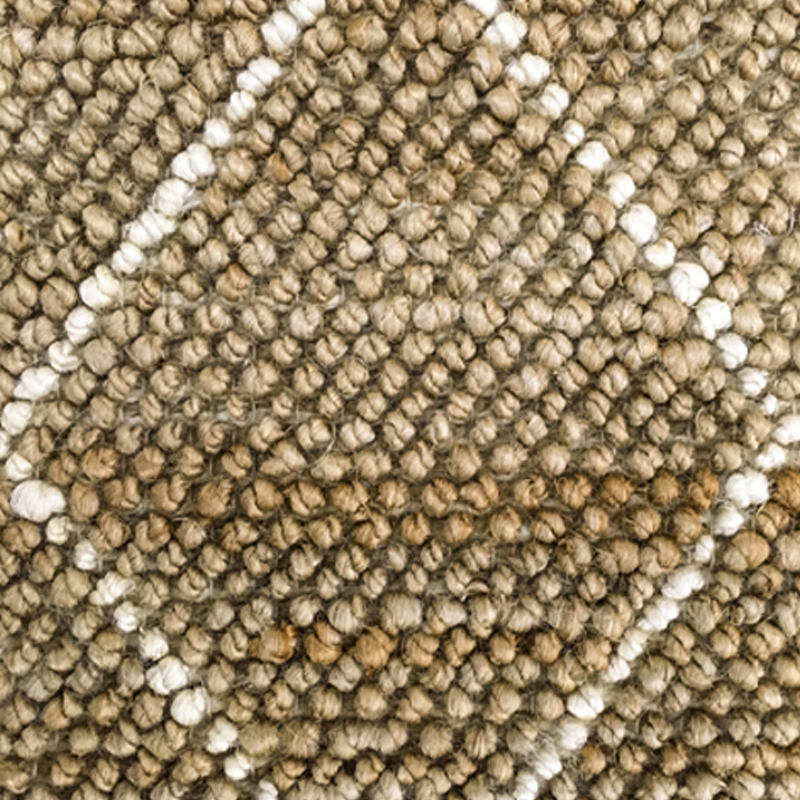 Hemp Hand Woven Rug: Loop Beni
