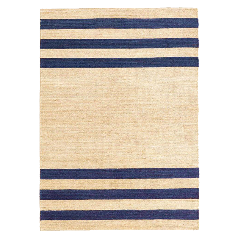 Hemp Hand Woven Rug Pony_ Stripes