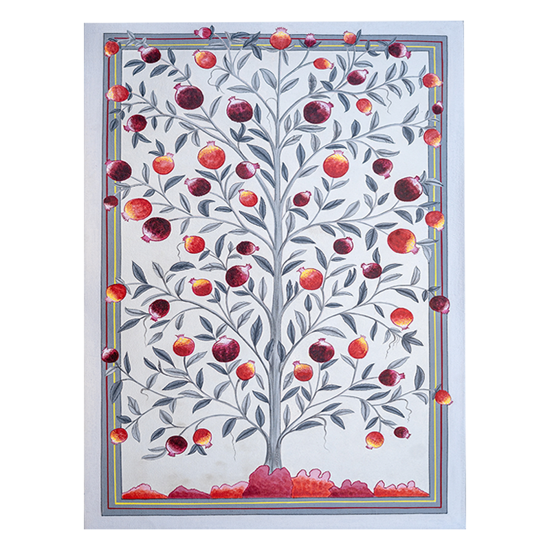 Pomegranate in Bloom