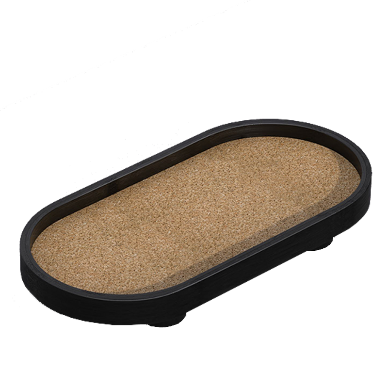 Podium Oval Tray L (Black)