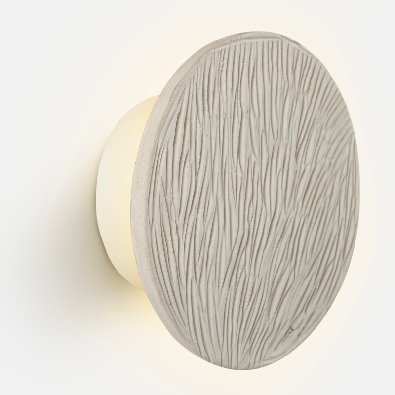 Clay Disc Wall Light