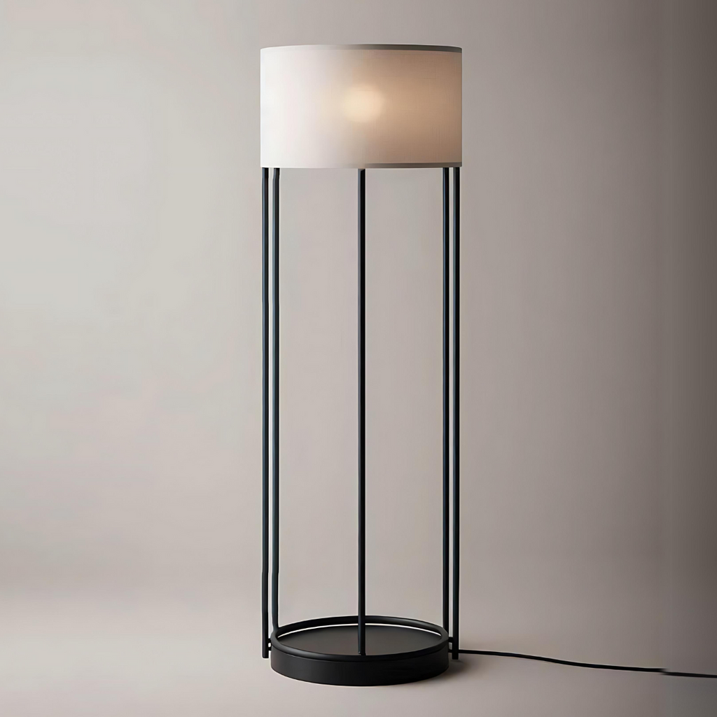 Lumina Elegante Beige Shade Floor Lamp