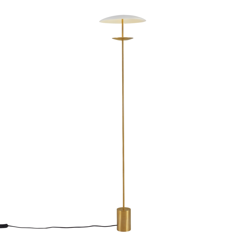 Disc Floor Lamp - Gold