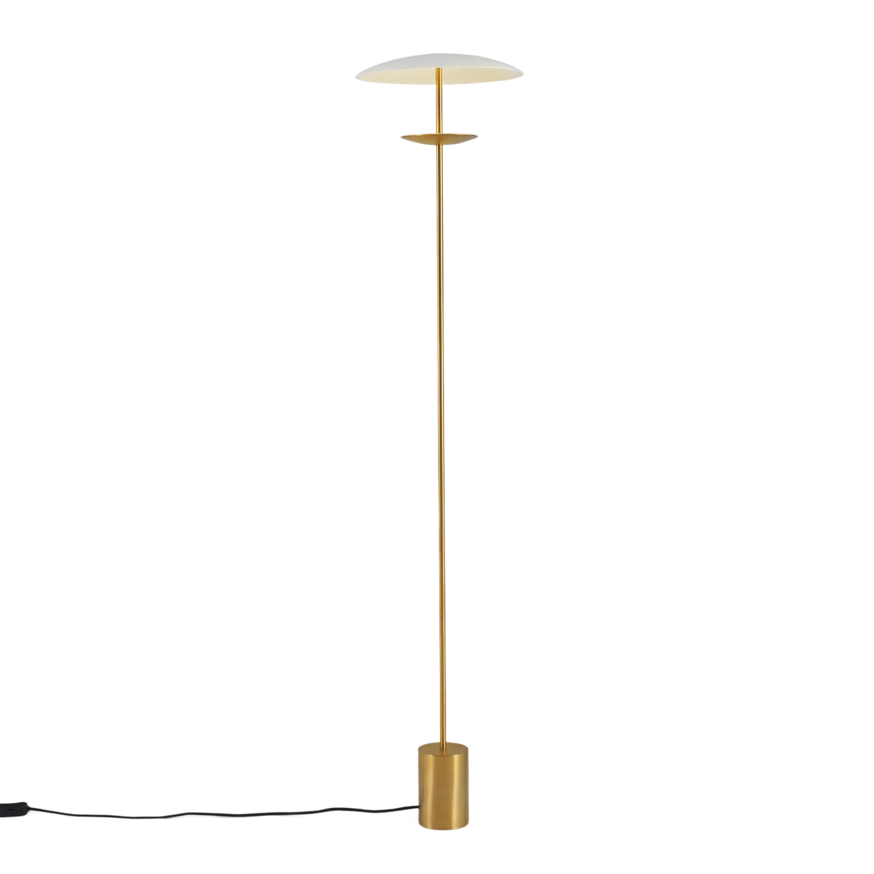 Disc Floor Lamp - Gold