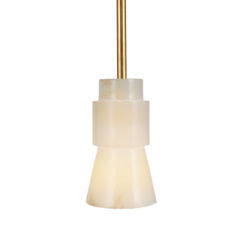 Alabaster Pendant 2 - Gold