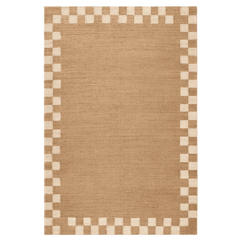Hemp Hand Woven Rug _ Checo