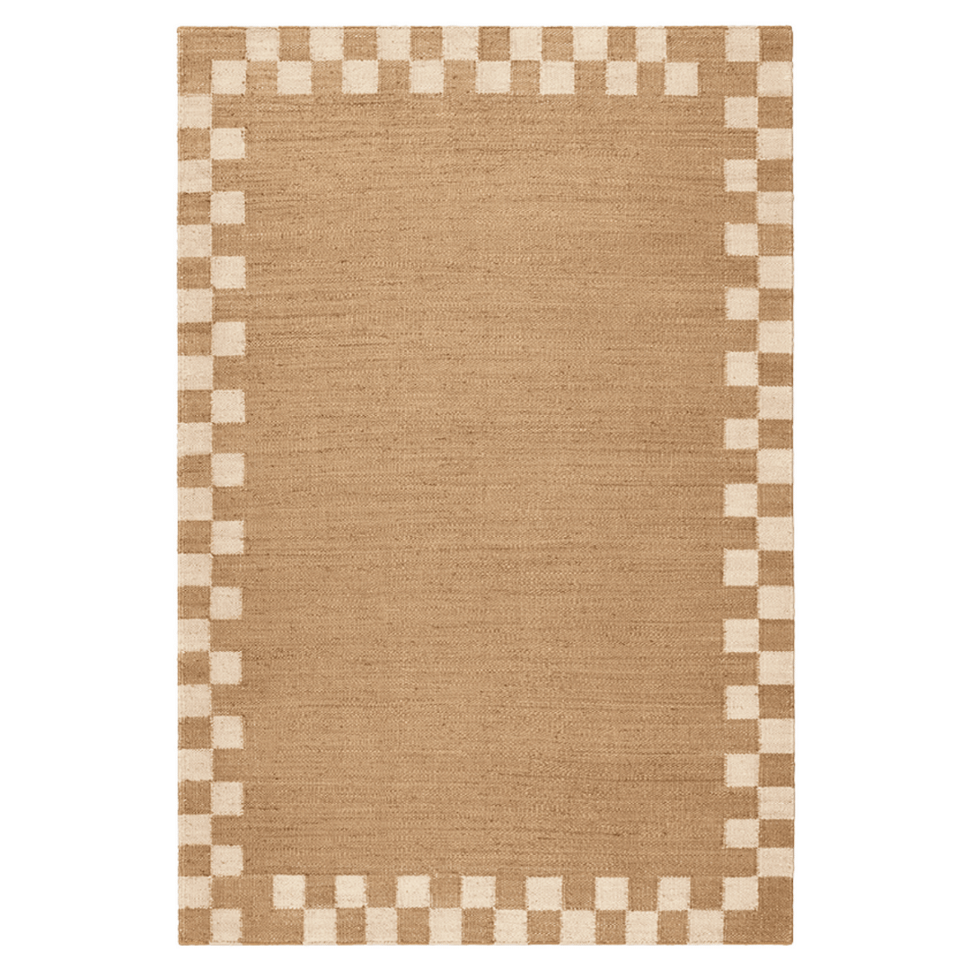 Hemp Hand Woven Rug _ Checo