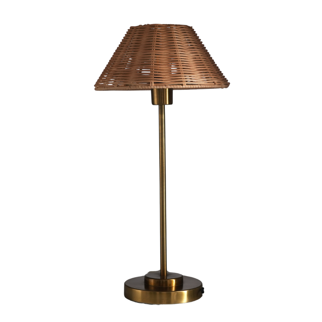 Natural Cane Table Lamp