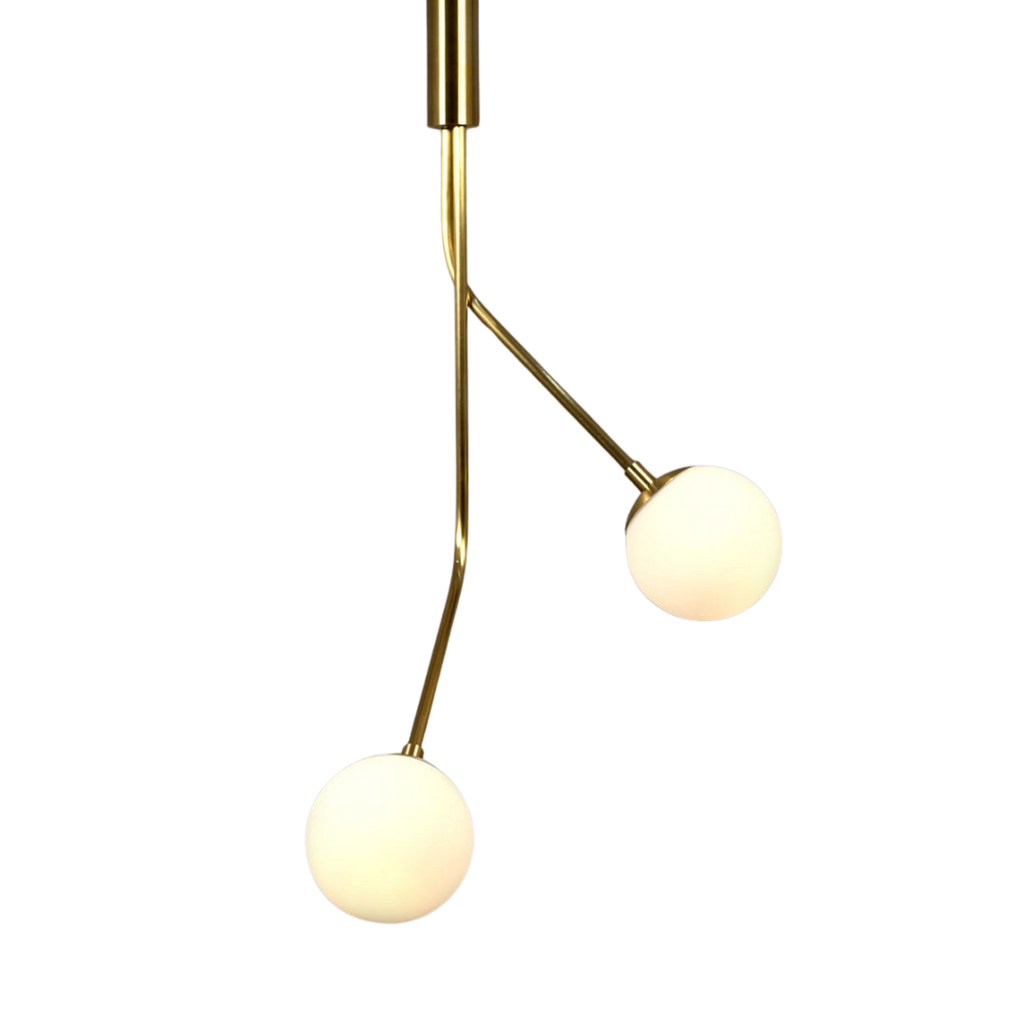 Rhythm Two Glass Globe Pendant