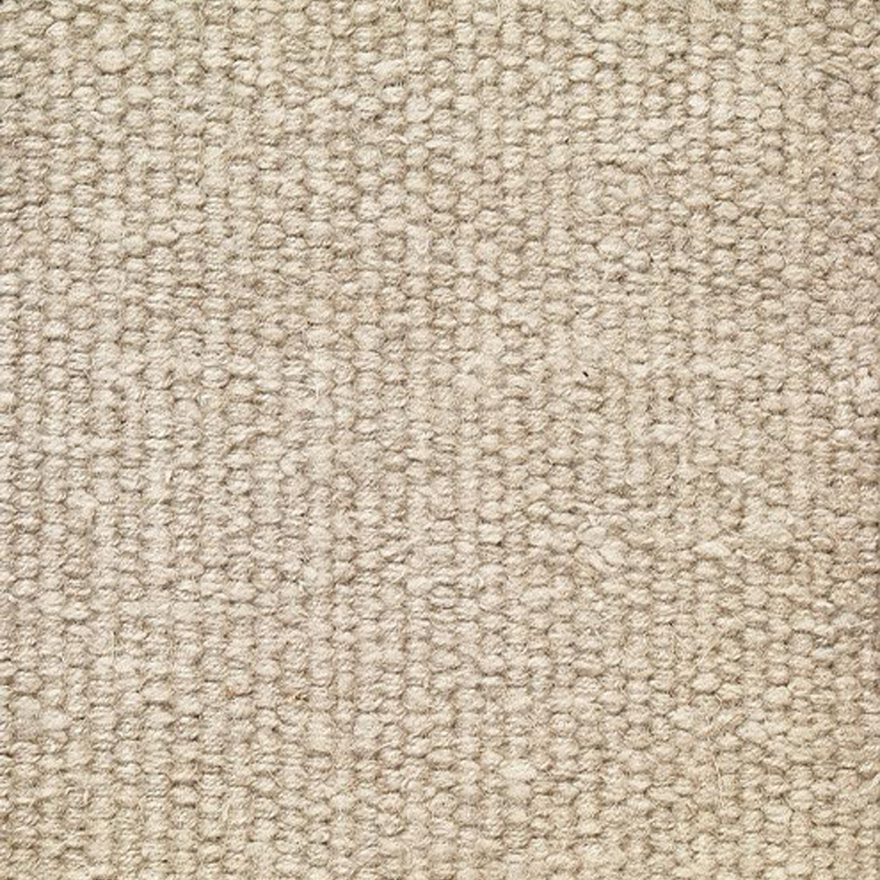 Linen Handwoven Rug _ Natural Flat
