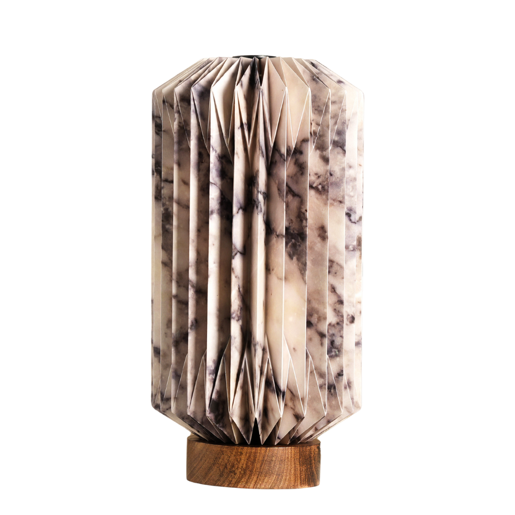 Marble Print Table Lamp