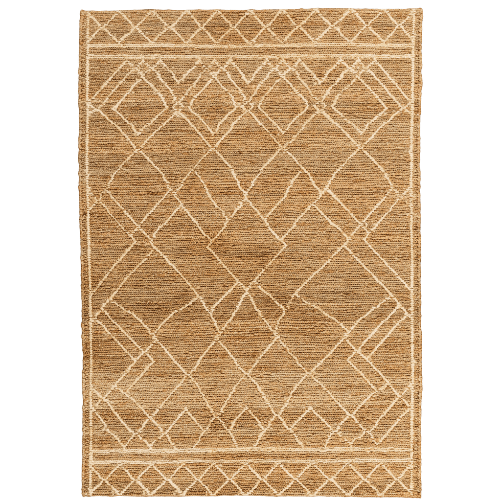 Hemp Hand Woven Rug _Pyramid Grain