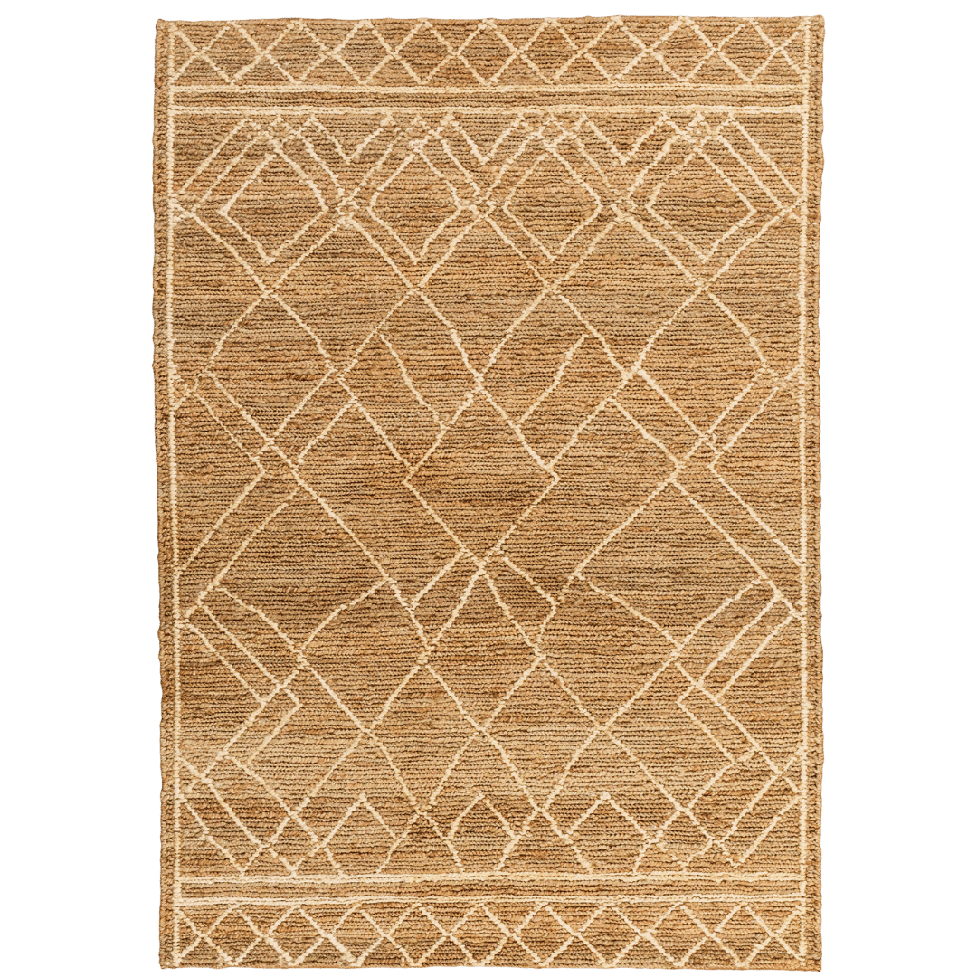 Hemp Hand Woven Rug _Pyramid Grain