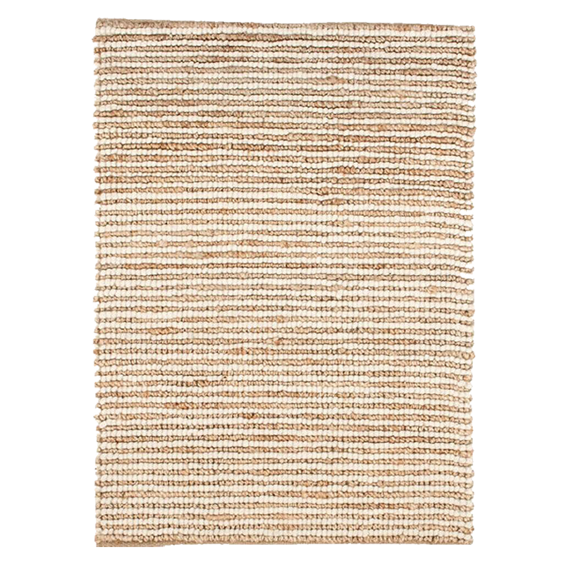 Hemp & Wool Hand Woven Rug Loop_ Ava