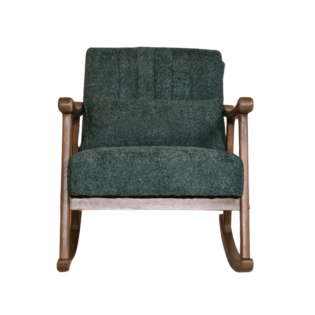 Astra Bouclé Rocking Chair - Green
