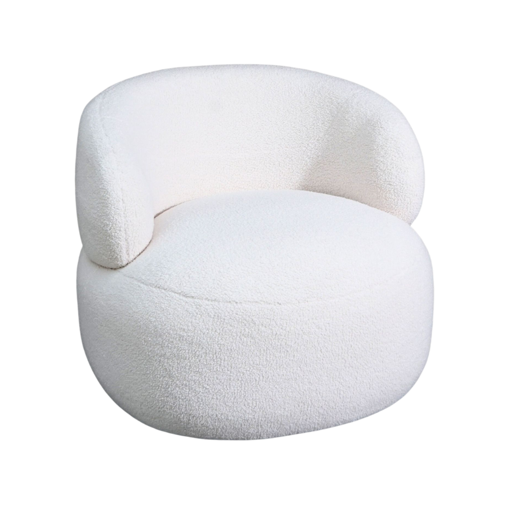 Leia Bouclé Swivel Chair