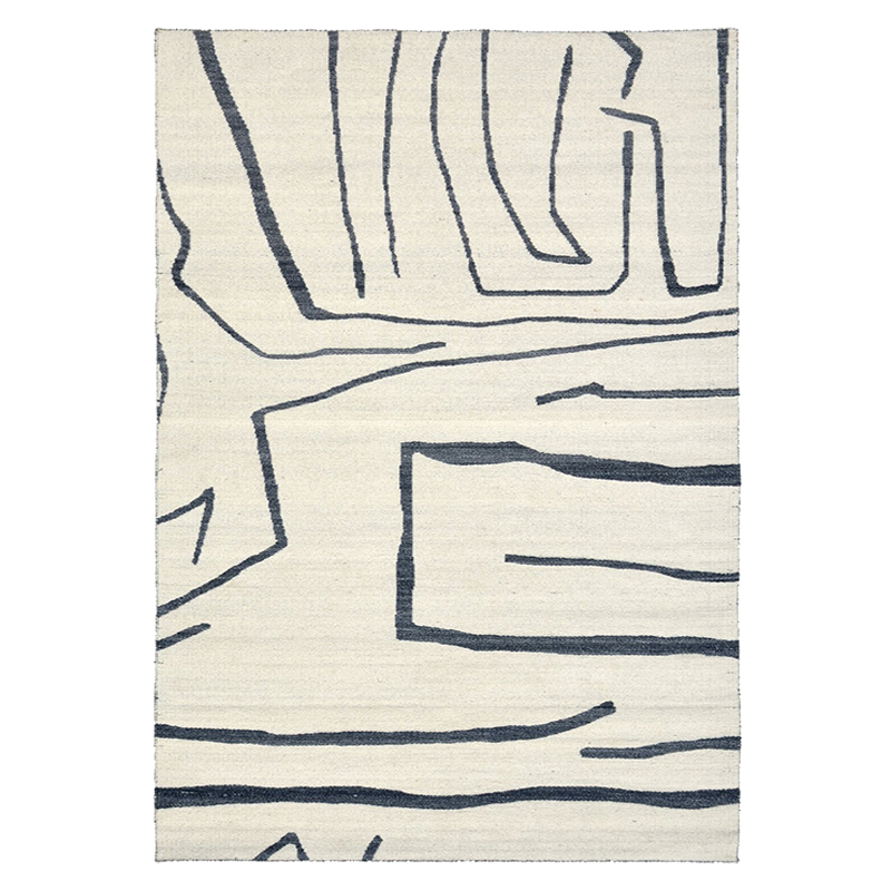 Minimal Art Reversible Rug - Off white