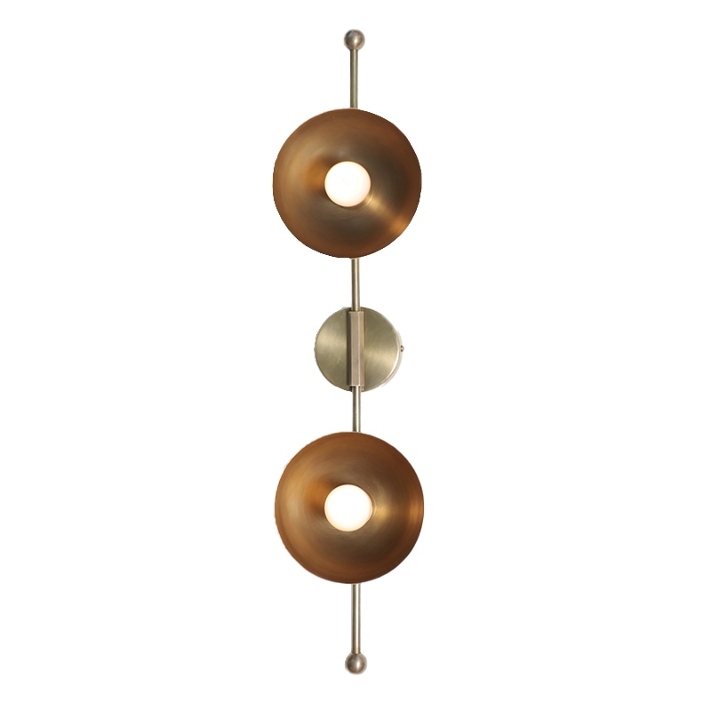 Mod Wall Sconce Brass Dome