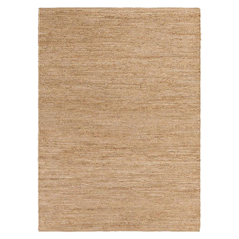 Hemp Hand Woven Rug _ Natural Lines