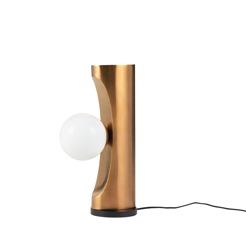 Notch Table Lamp - Rose Gold