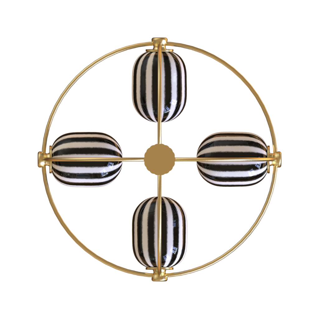4 Module Bullseye Umbrella Candy