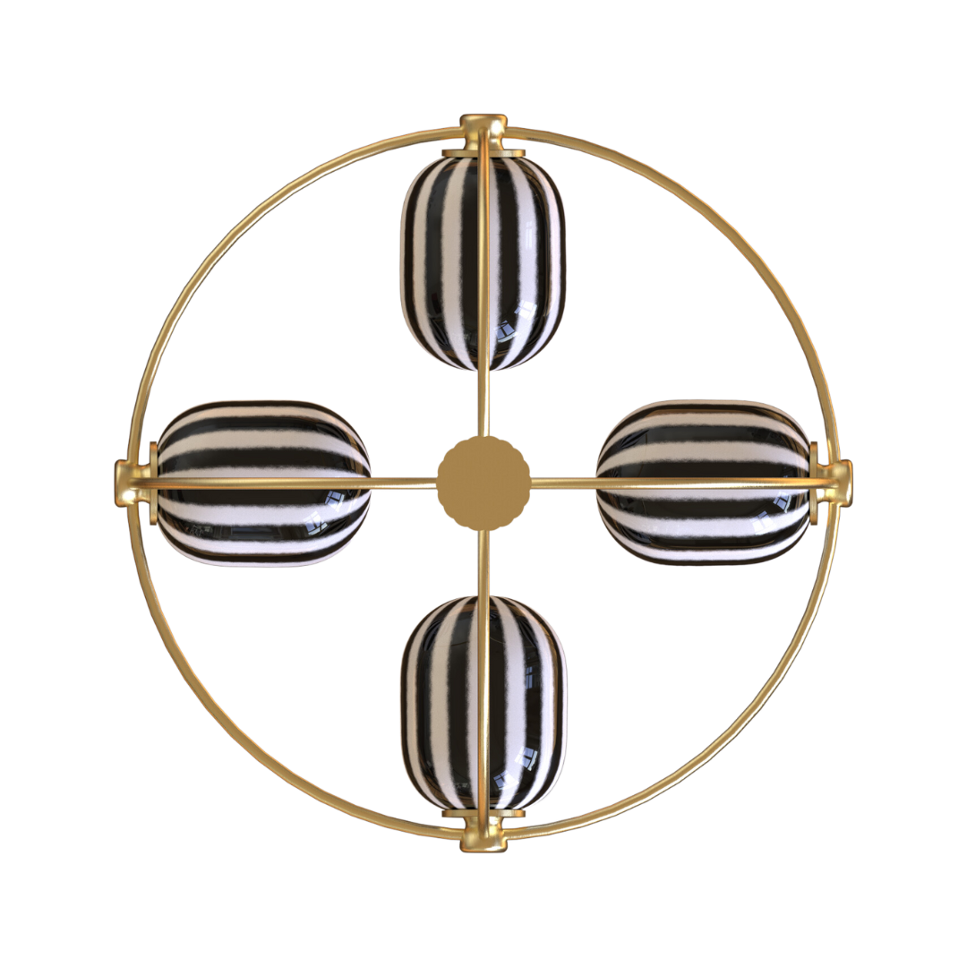 4 Module Bullseye Umbrella Candy