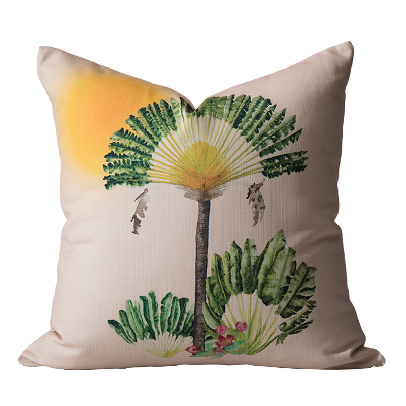 Pench Nude Palm Sunset Print