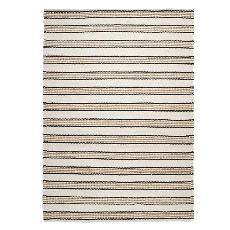 Hemp Hand Woven Rug _ Stripe Egma