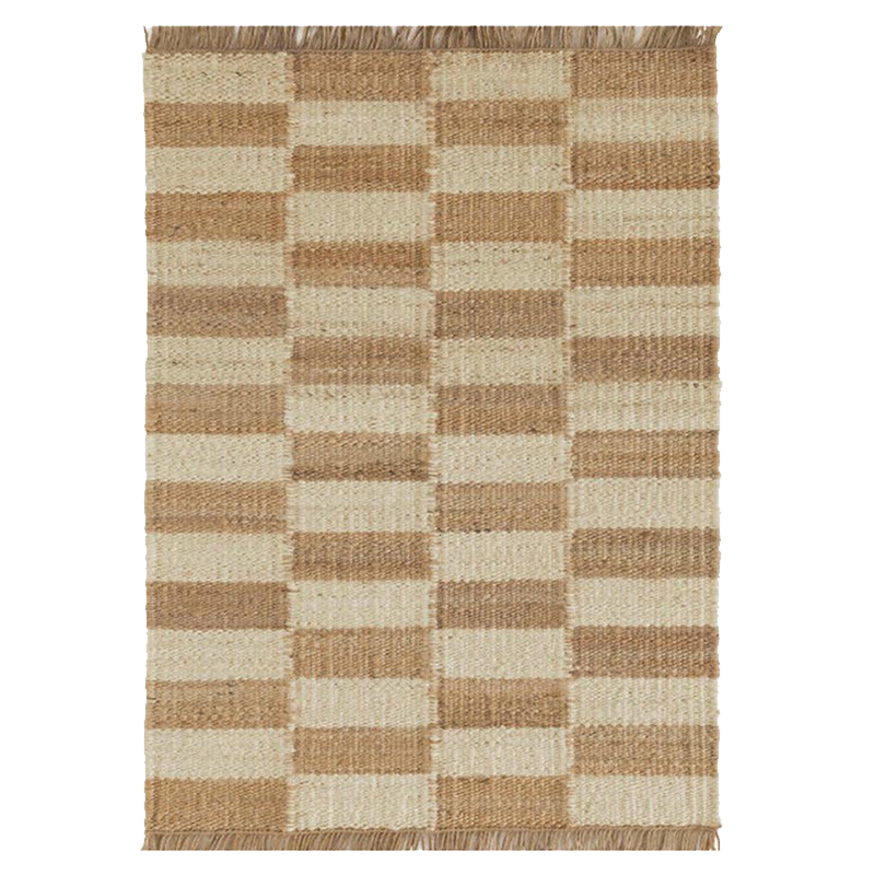 Hemp Hand Woven Rug Flat_ Chess Box