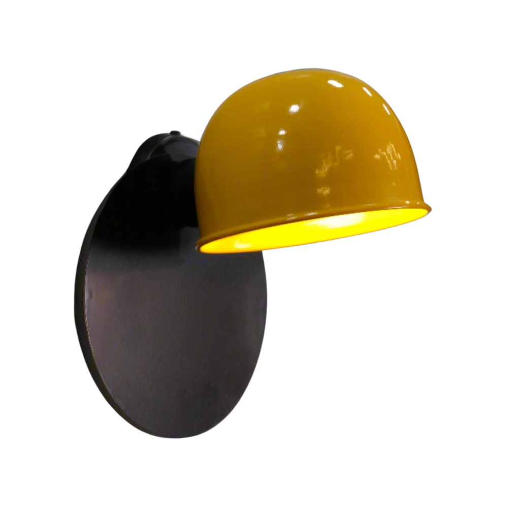 Industrial Half-Dome Wall Sconce