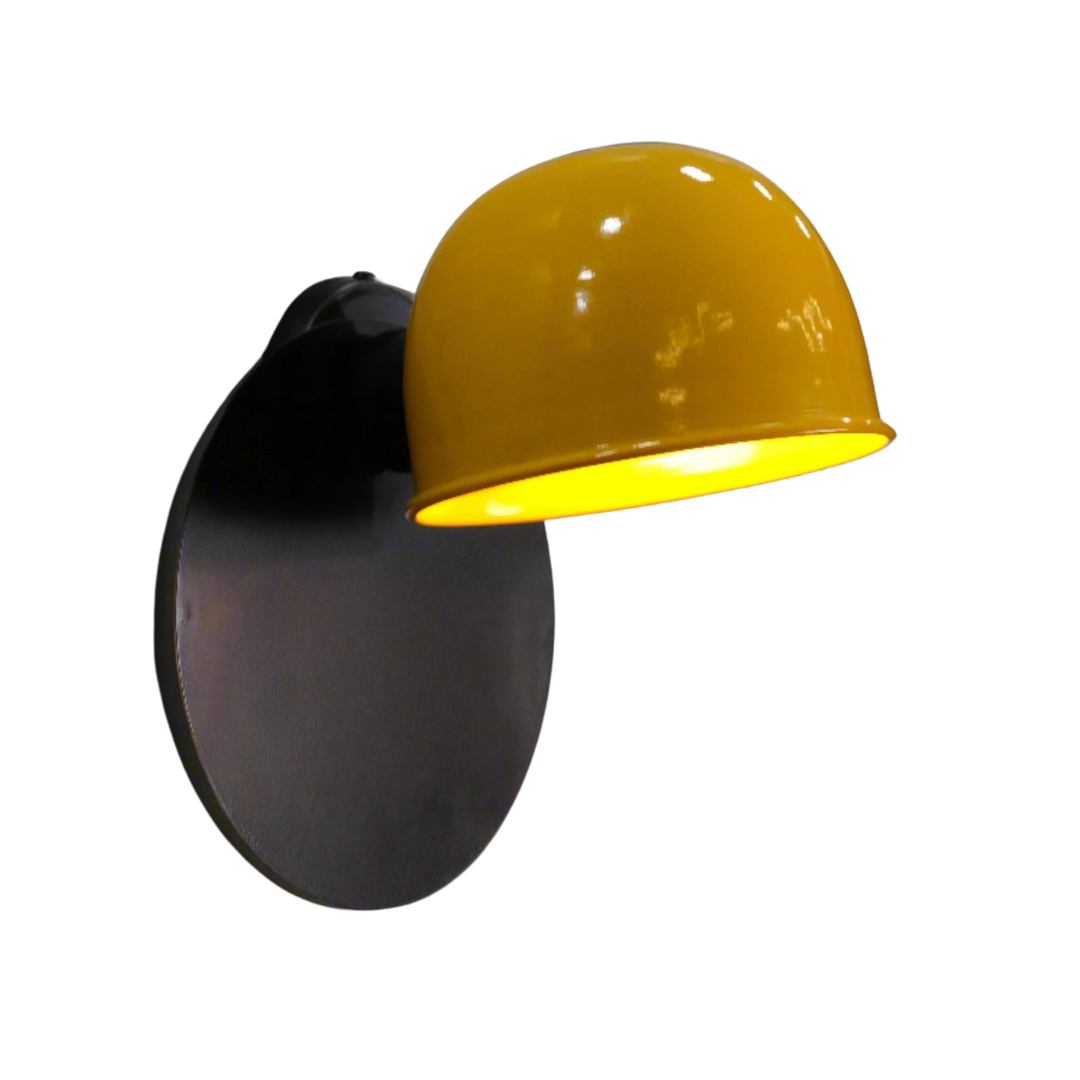 Industrial Half-Dome Wall Sconce